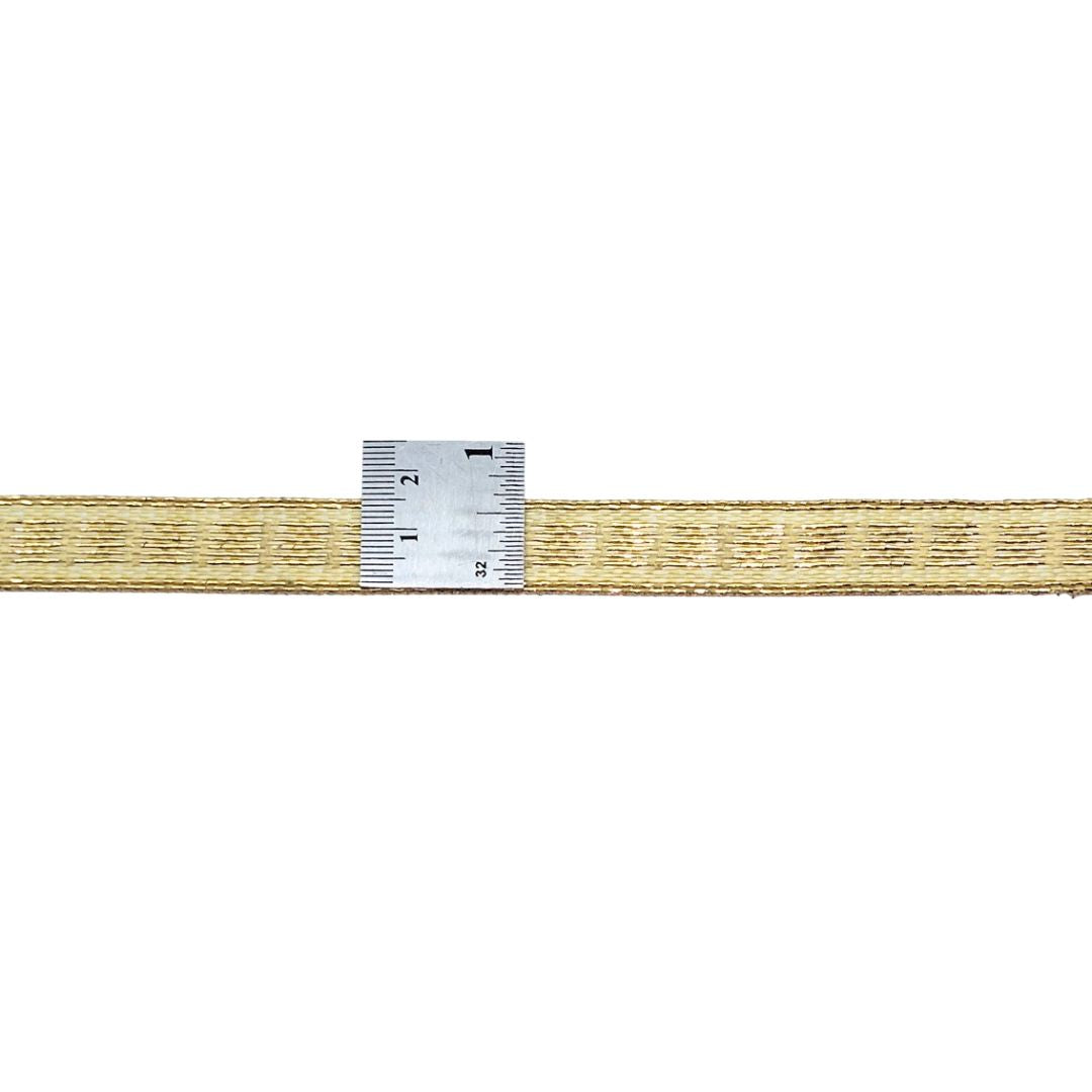 Ruler with a wooden strip on a white background