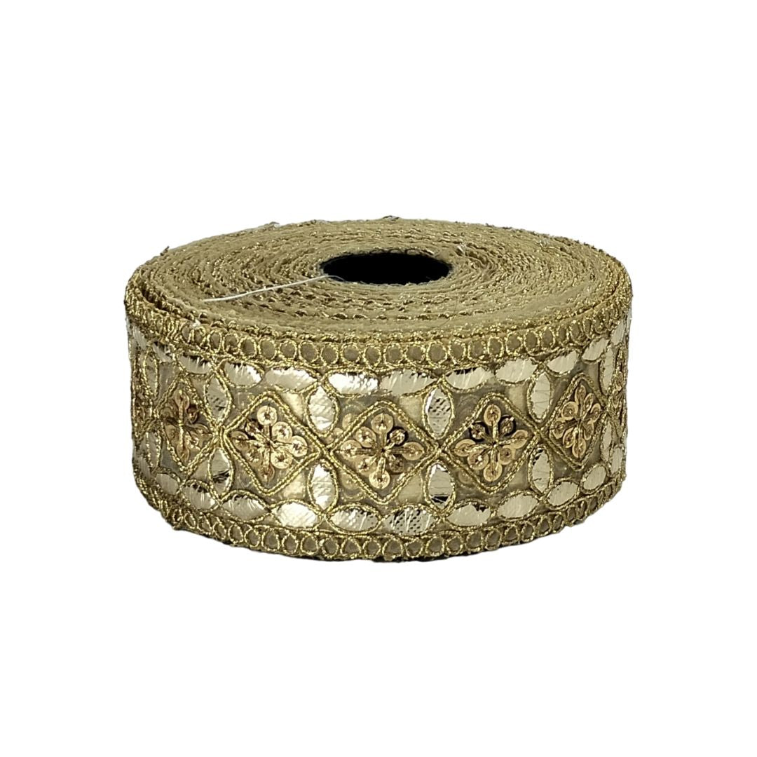 Antik Gold Floral Border