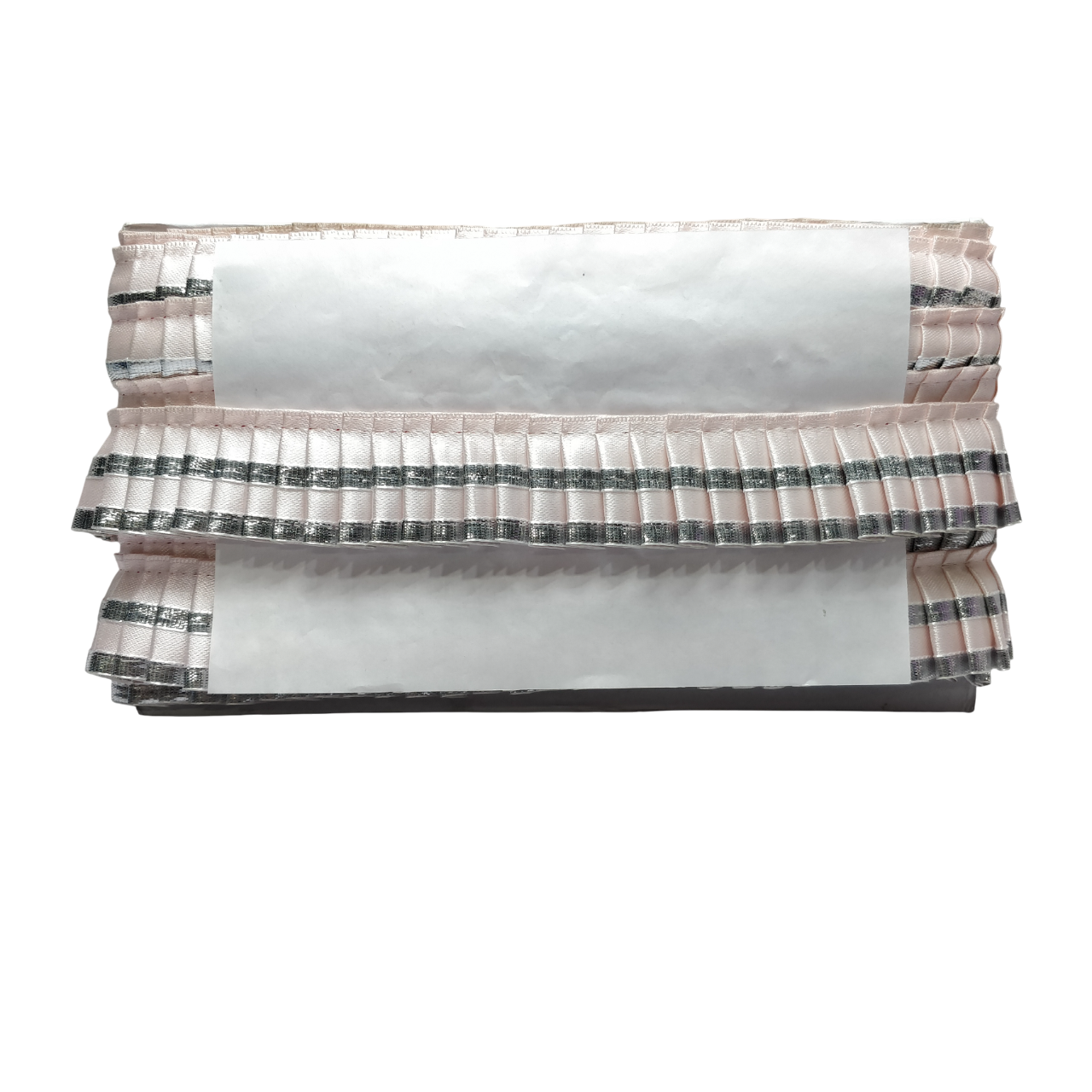 Kurlz 2 Line Satin Silk with Fancy Gota Patti Exclusive Frill For Ladoo Gopal Poshak, Jhulas, Singhasan, DIY Bags, Belts, Art & Craft | Size: 9 Yards