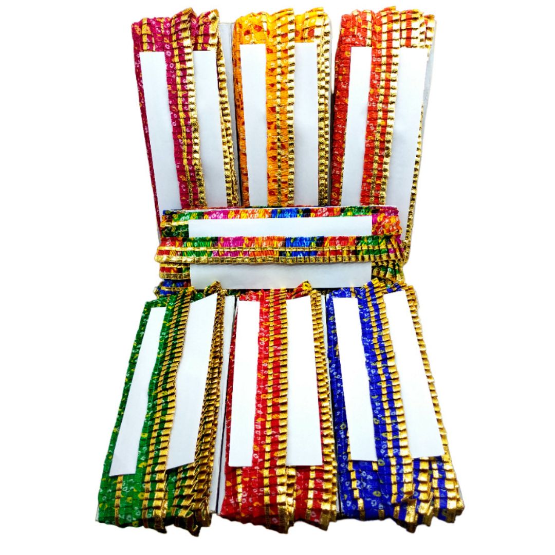 Colorful striped chair on a white background