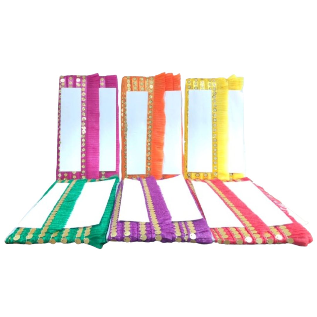 Colorful striped beach chairs on a white background