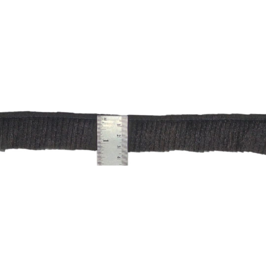 Black belt with a silver buckle on a white background