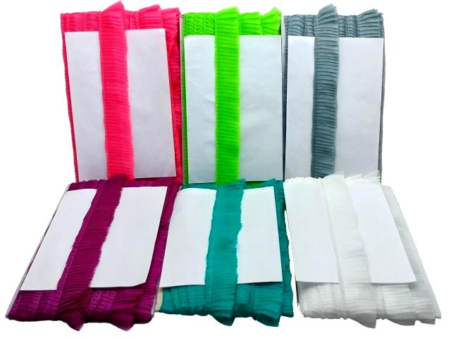 Set of colorful ribbons on a white background