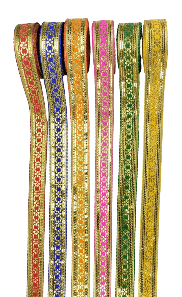 Banarasi Golden Lace Design