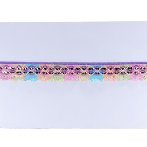 Multi Color Cutwork Lace